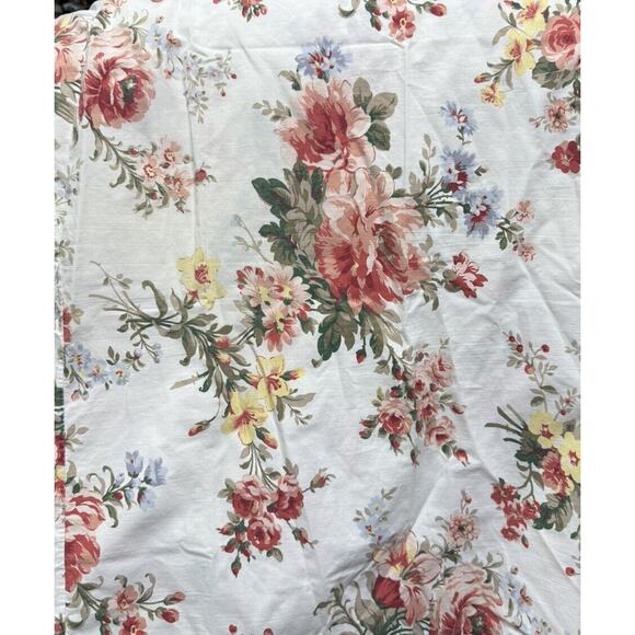 VTG 90s Ralph Lauren Full sheet set (Fitted Flat 2 Pillow Cases) Shabby cottage - Picture 3 of 9